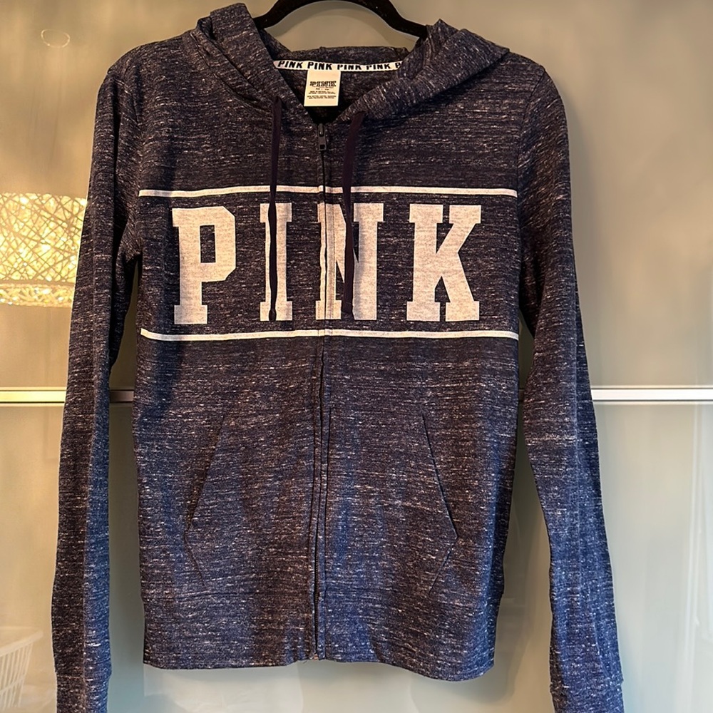 PINK zip up hoodie